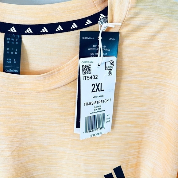 NWT Adidas Men’s Train Essentials Stretch Training Tee – Size 2XL 💪🔥 - Picture 9 of 9